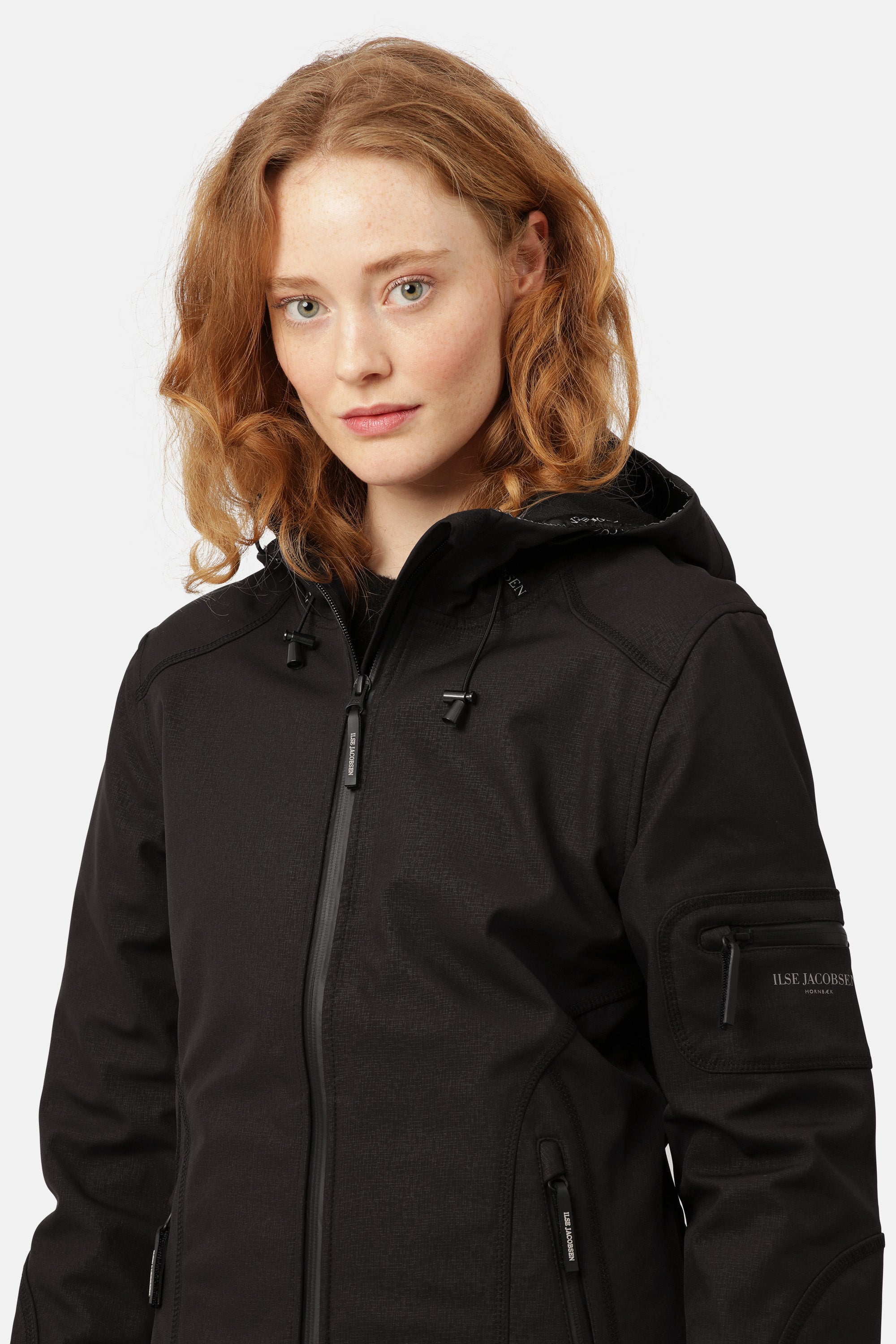 Ilse Jacobsen Hornbæk Rain Regenmantel Raincoat 001 Black